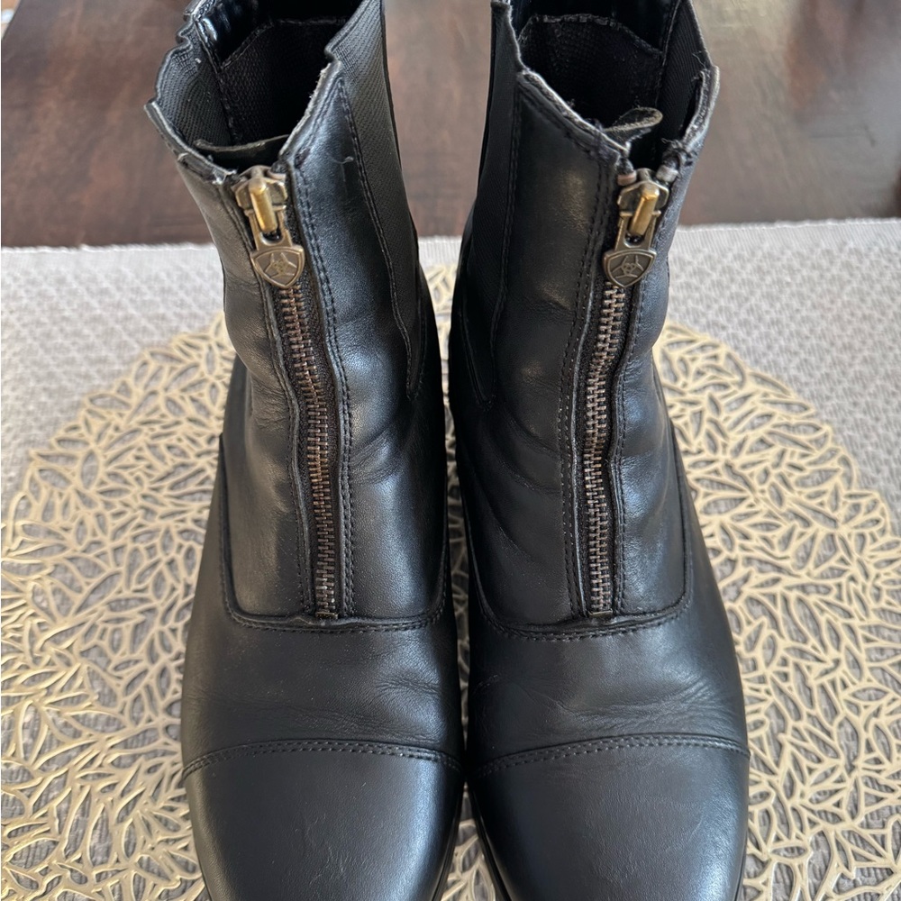 Ariat Heritage IV Zip Paddock Boots - Black Women’s Size 8.5